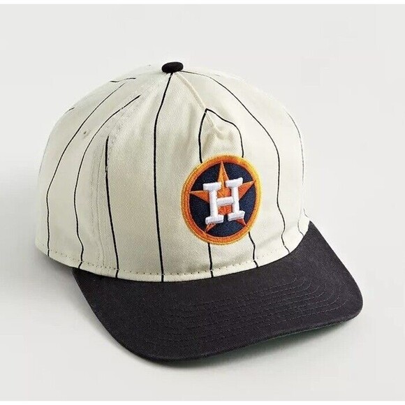 New Era Houston Astros MLB Pinstripe Baseball SnapBack Hat - Picture 1 of 3